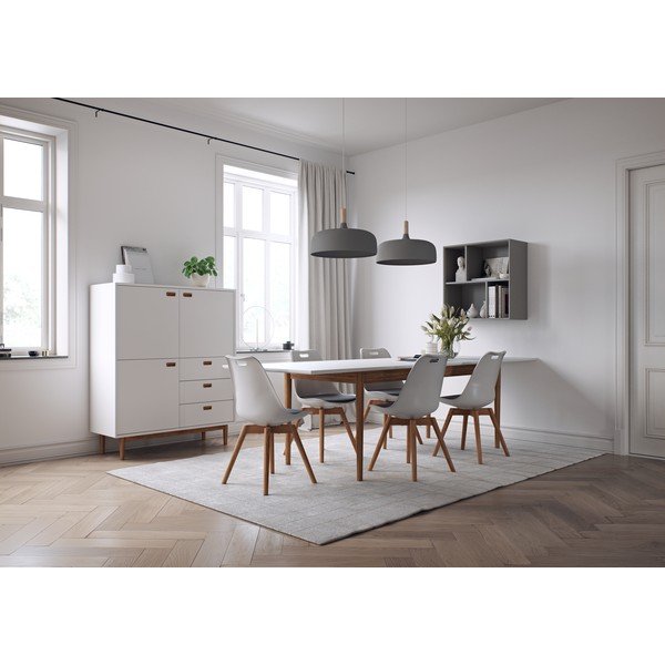 Cassettiera bianca 114x137 cm Svea - Tenzo-image-1