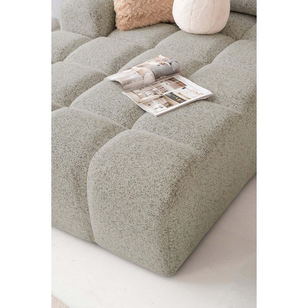 Divano angolare componibile marrone chiaro allungabile/con contenitore (con penisola a sinistra) Lulu – Miuform-image-4