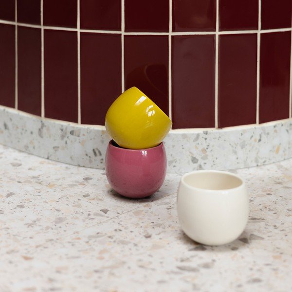 Tazzine in set beige in gres 2 pz 230 ml Billie – ONA-image-2
