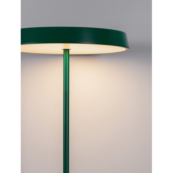 Lampada da terra LED verde in metallo (altezza totale 136 cm) Vetro – Nova Luce-image-1