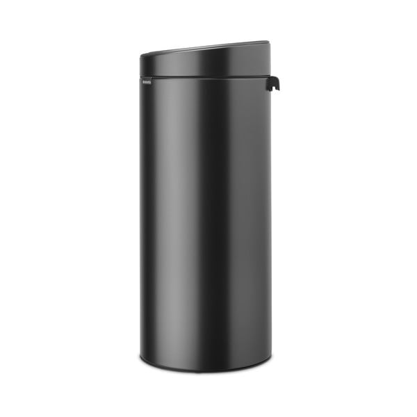 Bidone per rifiuti in acciaio grigio scuro touch 30 l Touch Bin - Brabantia-image-3