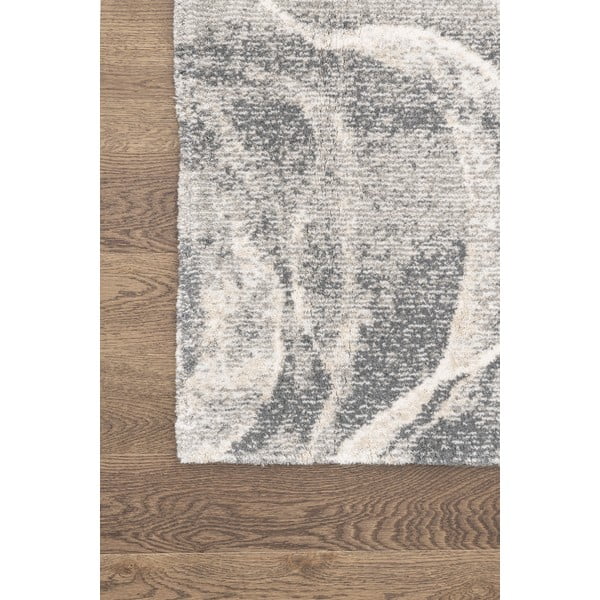 Tappeto in lana grigio 133x190 cm Ros - Agnella-image-3