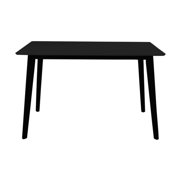 Tavolo da pranzo con piano nero 70x120 cm Vojens – Bonami Essentials-image-2