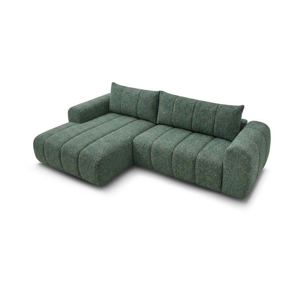 Divano angolare verde scuro (con penisola a sinistra/con chaise lounge) Nesty – Bobochic Paris-image-4