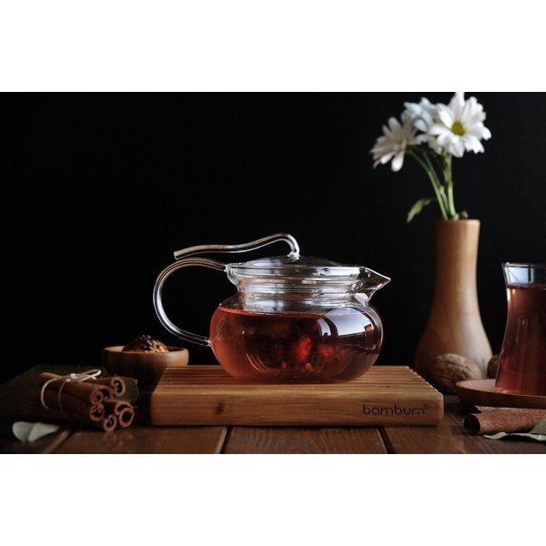 Teiera in vetro Cannella, 600 ml - Bambum-image-2