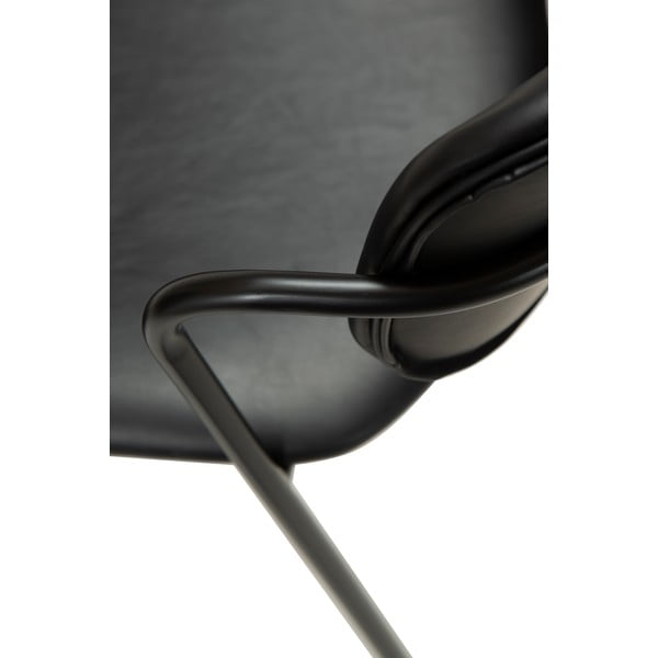 Sgabello da bar in similpelle nera, altezza 107 cm Zed - DAN-FORM Denmark-image-1