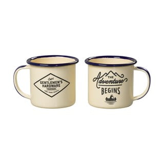 Set di 2 tazze da espresso smaltate, 150 ml - Gentlemen's Hardware