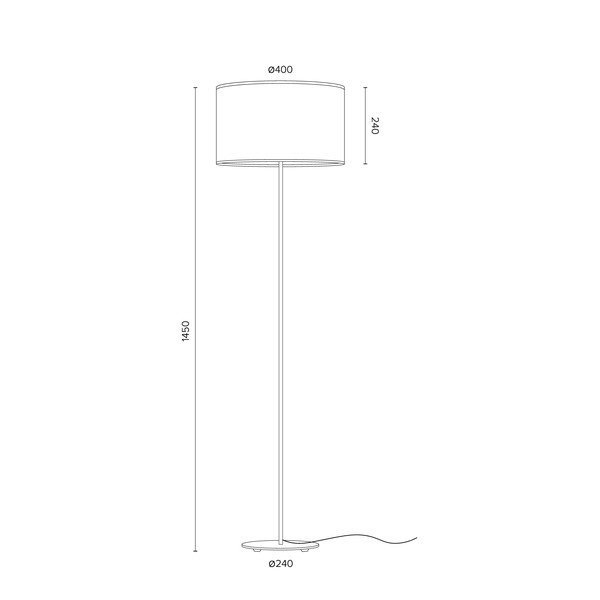Lampada da terra in rame nero , ⌀ 40 cm Mika - Sotto Luce-image-1