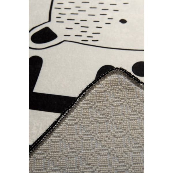 Tappeto antiscivolo per bambini bianco e nero , 100 x 160 cm Little Bear - Conceptum Hypnose-image-3