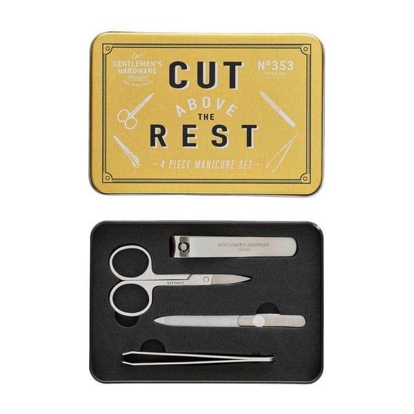 Manicure da viaggio in scatola di latta Gentlemen's Harware - Gentlemen's Hardware-image-2