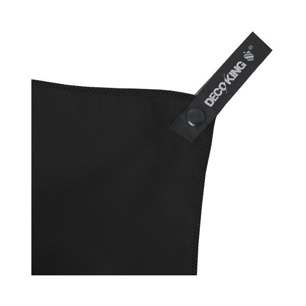 Asciugamano nero ad asciugatura rapida EKEA, 40 x 80 cm Ekea - DecoKing-image-4