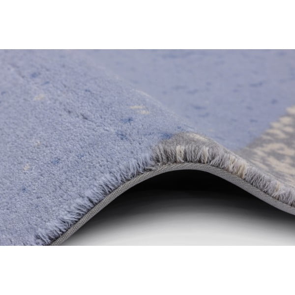 Tappeto in lana azzurro 200x300 cm Folds - Agnella-image-2