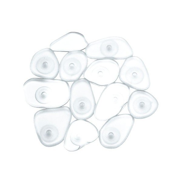 Set di 6 tappetini da bagno antiscivolo Pebblz - iDesign