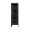 Vetrina in metallo nero 40x140 cm Brisbane - House Nordic