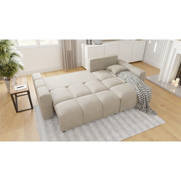 Divano angolare variabile beige Luki - Ropez-image-3