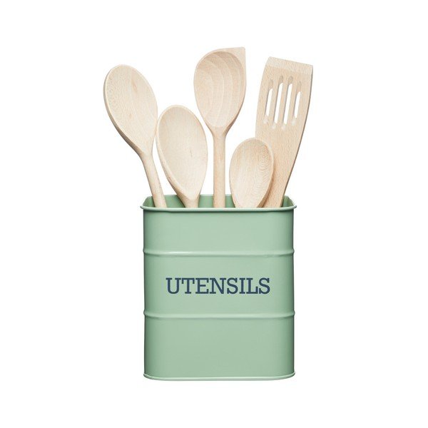 Supporto verde per utensili da cucina Living Nostalgia - Kitchen Craft-image-1
