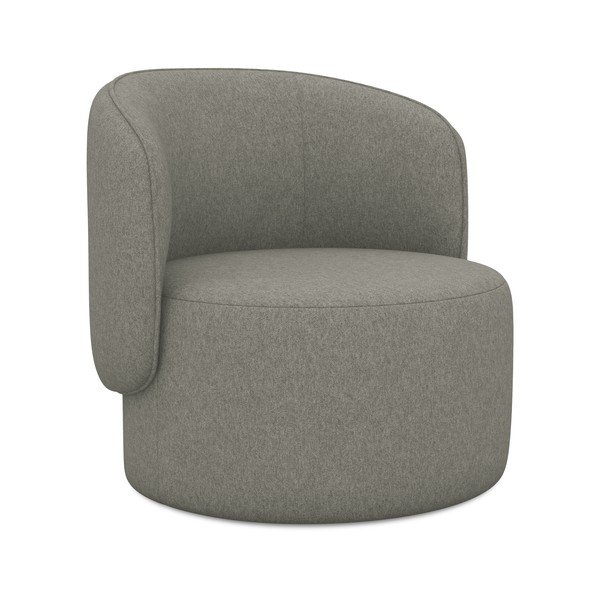 Poltrona grigia Ipo – Makamii