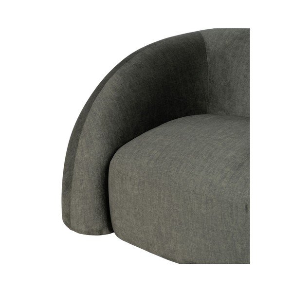 Poltrona in velluto verde scuro Archie - Ixia-image-4