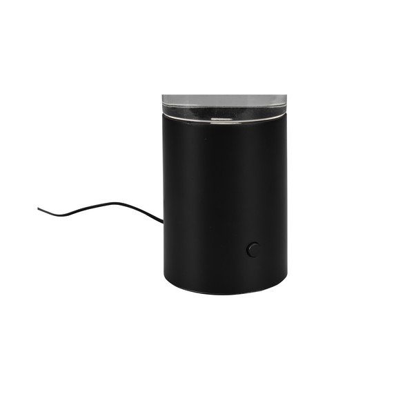Lampada da tavolo LED nero opaco con telecomando (altezza 34 cm) Tornado - Reality-image-4