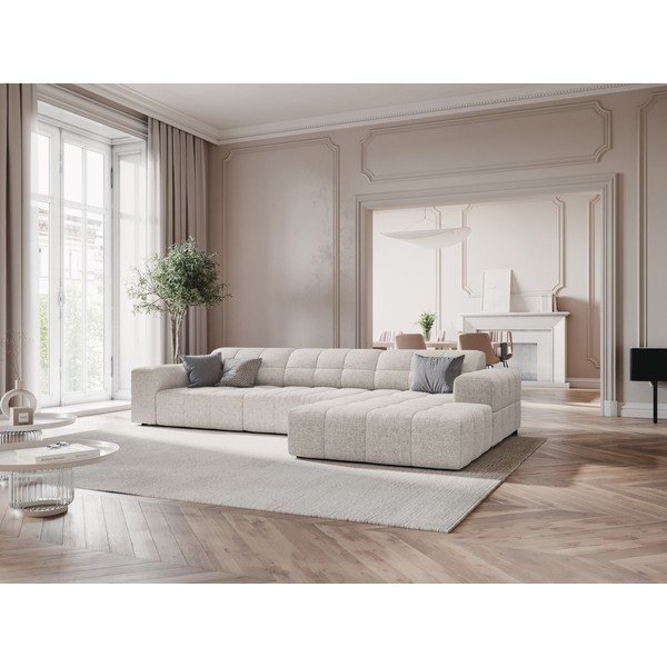 Divano angolare grigio chiaro (angolo destro) Chicago - Cosmopolitan Design-image-1