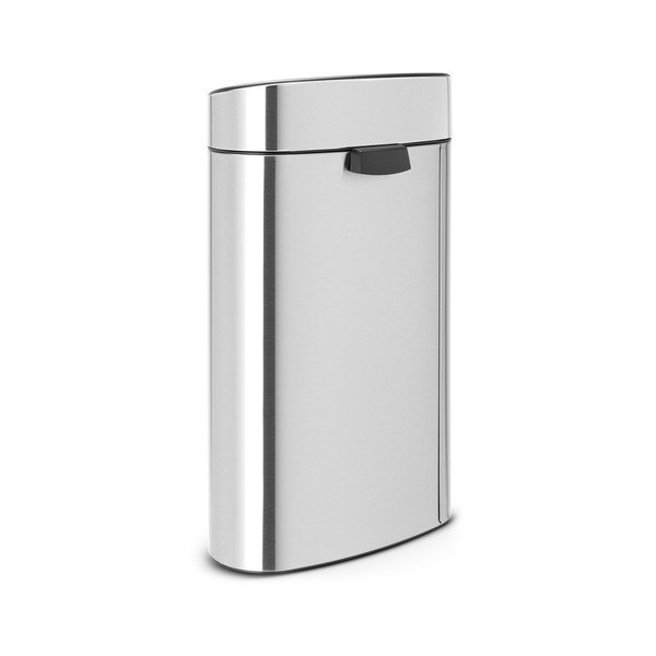 Bidone in acciaio touch per raccolta differenziata in argento opaco 33 l Touch Bin Recycle - Brabantia-image-3