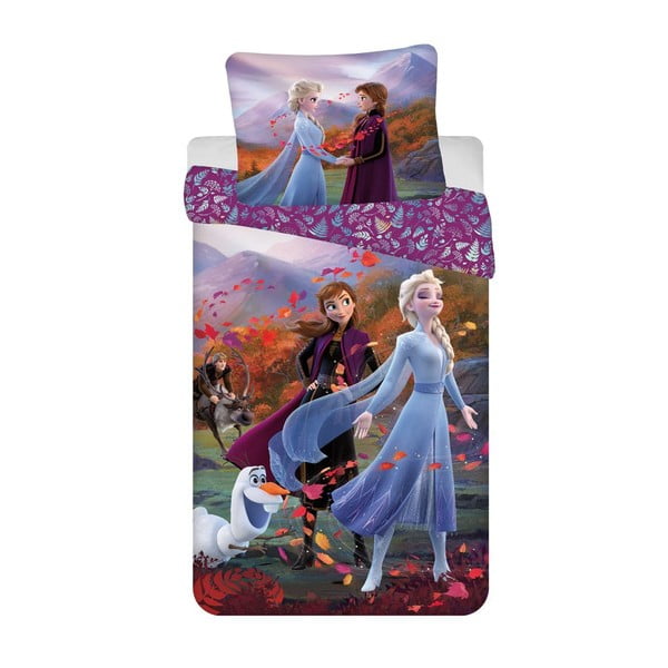 Biancheria da letto in cotone per bambini Wind, 140 x 200 cm Frozen - Jerry Fabrics