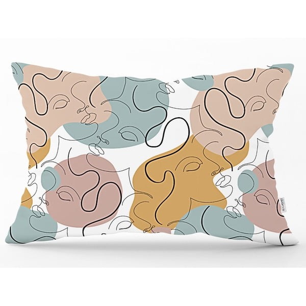 Federa disegno arte rettangolo, 35 x 55 cm - Minimalist Cushion Covers