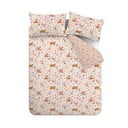 Set copripiumino e federa arancione e beige per letto matrimoniale 200x200 cm Woodland Fox – Catherine Lansfield