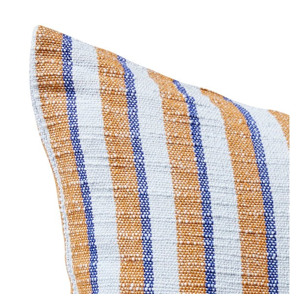 Cuscino in cotone blu-marrone Rita, 50 x 50 cm - Hübsch-image-2