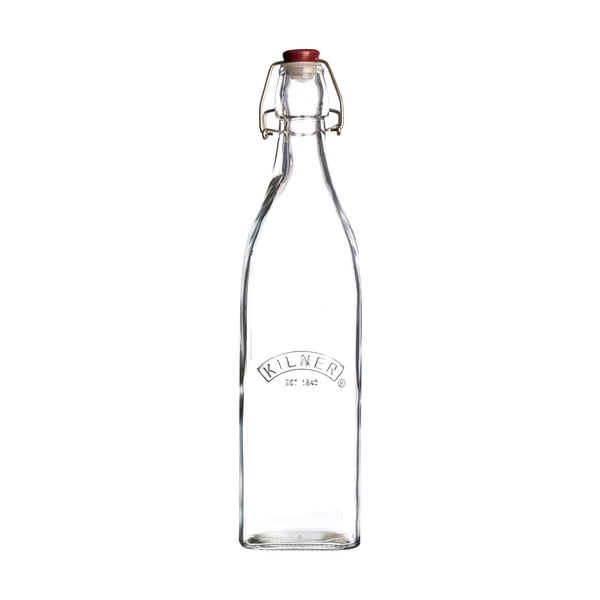 Bottiglia con tappo in plastica , 1 l - Kilner