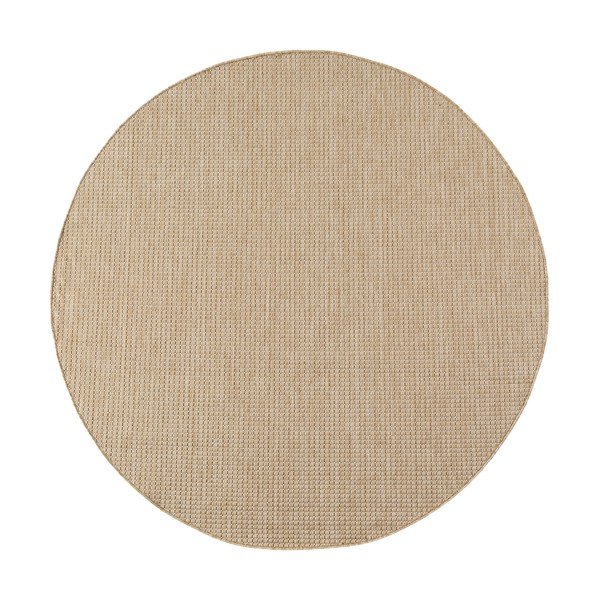 Tappeto da interno/esterno rotondo beige ø 160 cm Mira 1450 – Ayyildiz Carpets