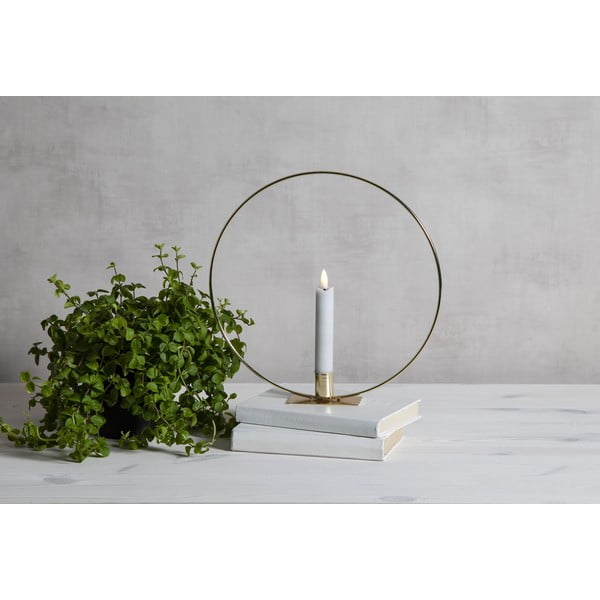 Decorazione leggera di colore oro Flamme Table - Star Trading-image-2