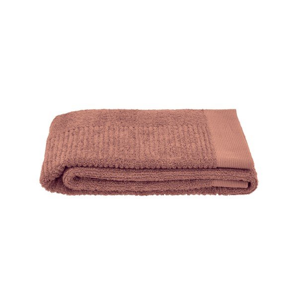 Asciugamano tipo terry color terracotta in cotone 50x70 cm Classic – Zone-image-2