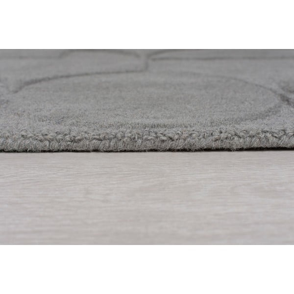 Tappeto in lana grigio 160x230 cm Gigi - Flair Rugs-image-4