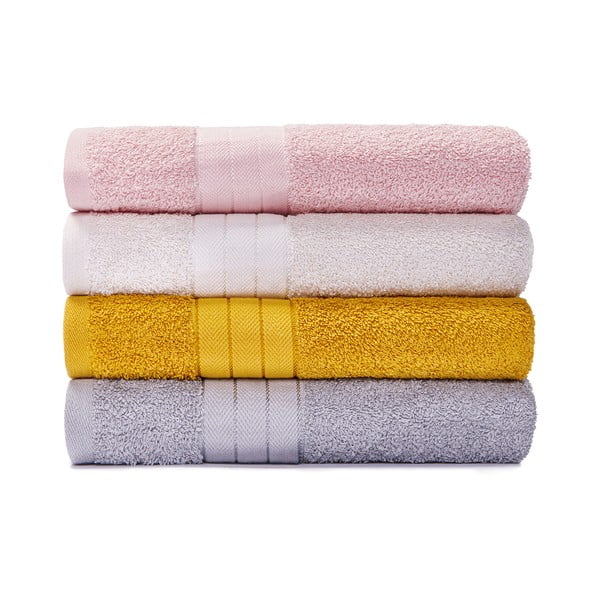 Set di 4 asciugamani in cotone, 50 x 100 cm Milano - Bonami Selection