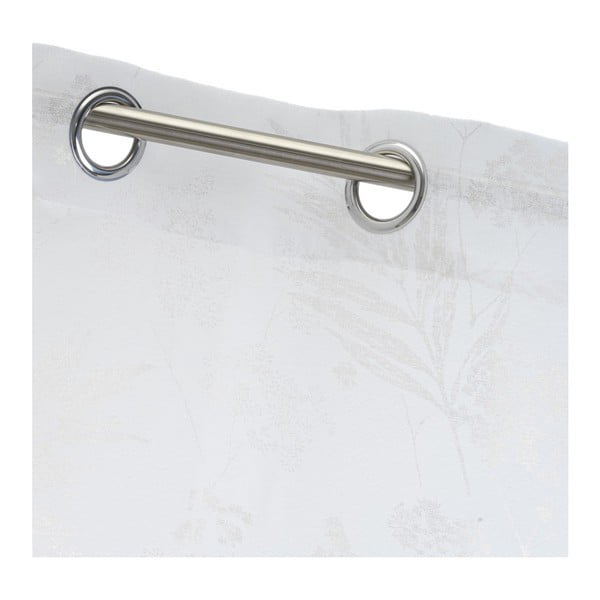 Tenda sottile bianca/argentata 140x260 cm Bonsái – Casa Selección-image-4