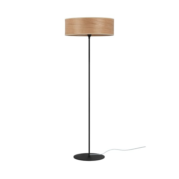 Lampada da terra in ciliegio impiallacciato TSURI XL, ø 45 cm Tsuri - Sotto Luce