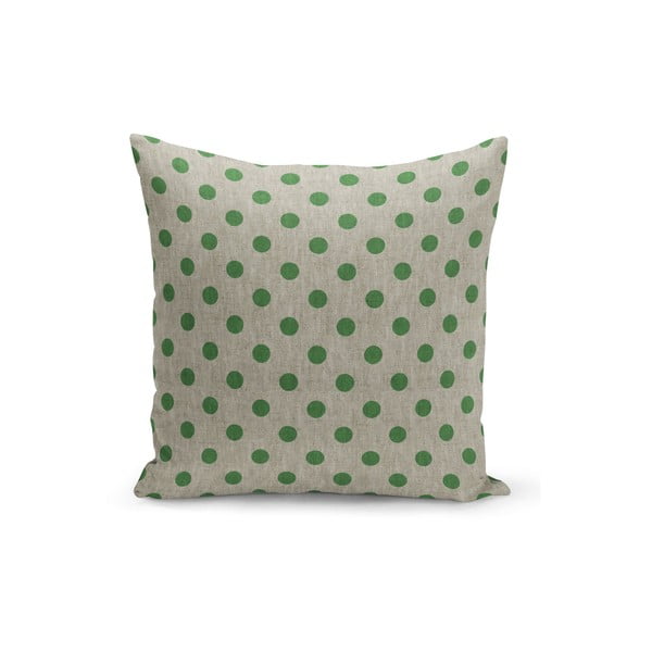 Cuscino con imbottitura Dotty Green, 43 x 43 cm - Kate Louise