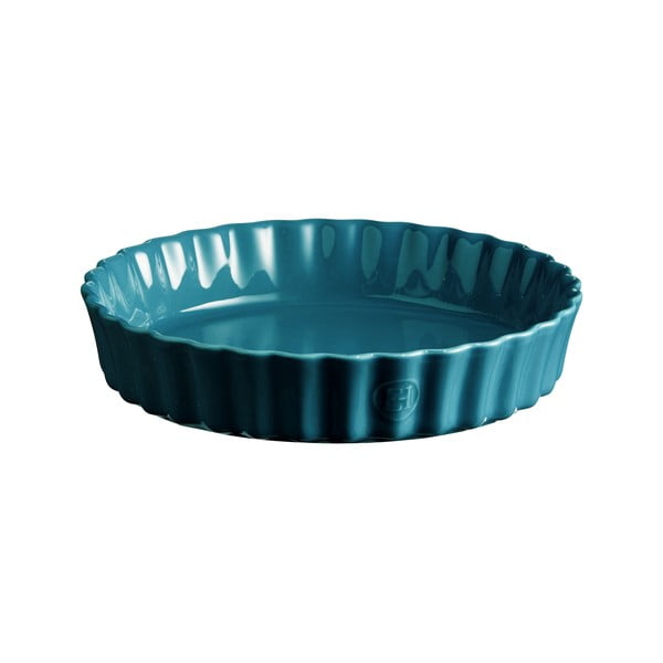 Tortiera in ceramica blu turchese, ⌀ 24 cm - Emile Henry