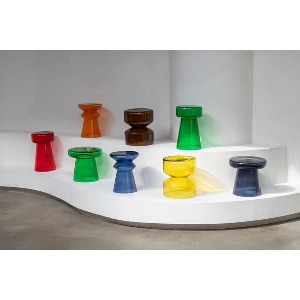 Tavolino rotondo in vetro ø 32 cm Amarre  – Leitmotiv-image-1