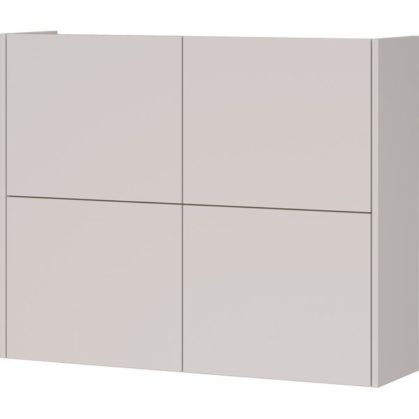 Armadietto color crema opaco da appendere 97x79x27 cm Binetto – Germania