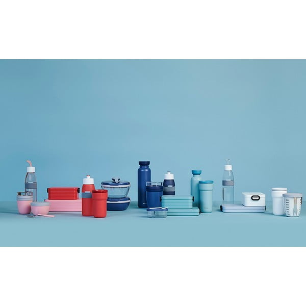 Scatola per snack con forchetta 3 pz Vivid blue - Mepal-image-3