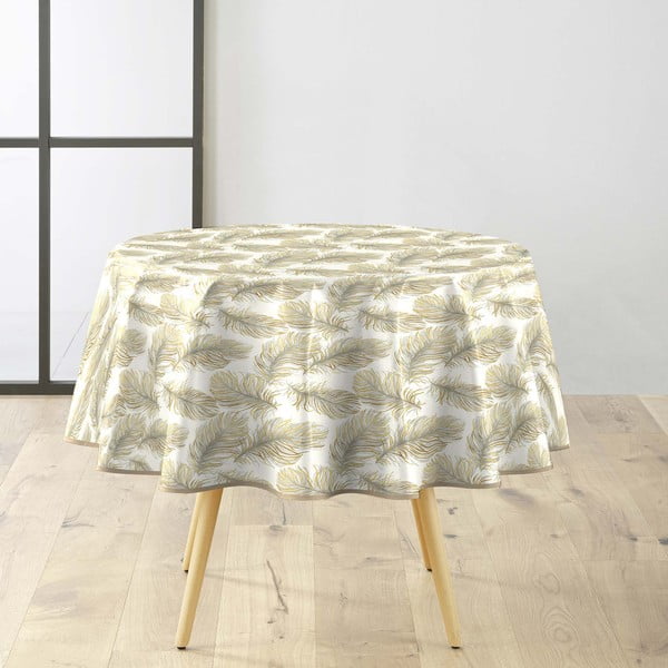 Tovaglia adatta per pulizia con panno umido ø 160 cm Plumina – douceur d'intérieur