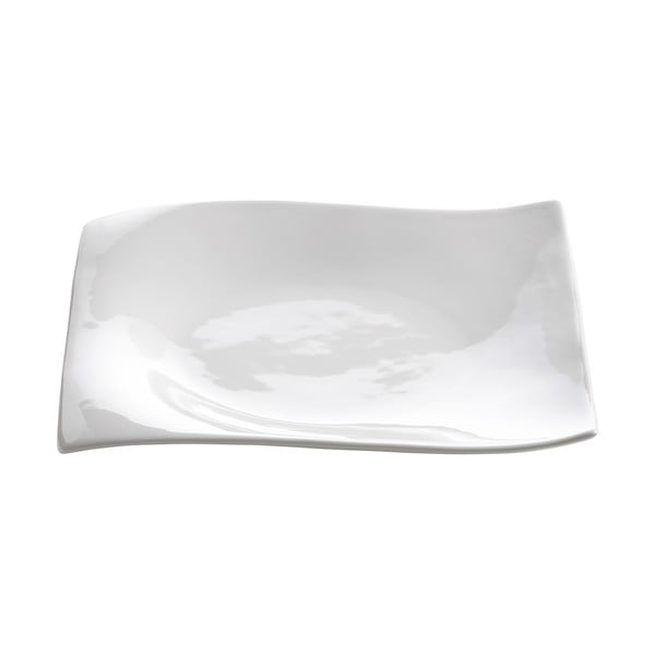 Piatto da dessert in porcellana bianca Motion, 20 x 20 cm - Maxwell & Williams