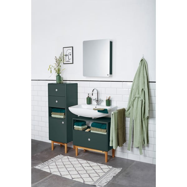 Mobile verde scuro sotto il lavabo 66x45 cm Color Bath - Tom Tailor-image-4