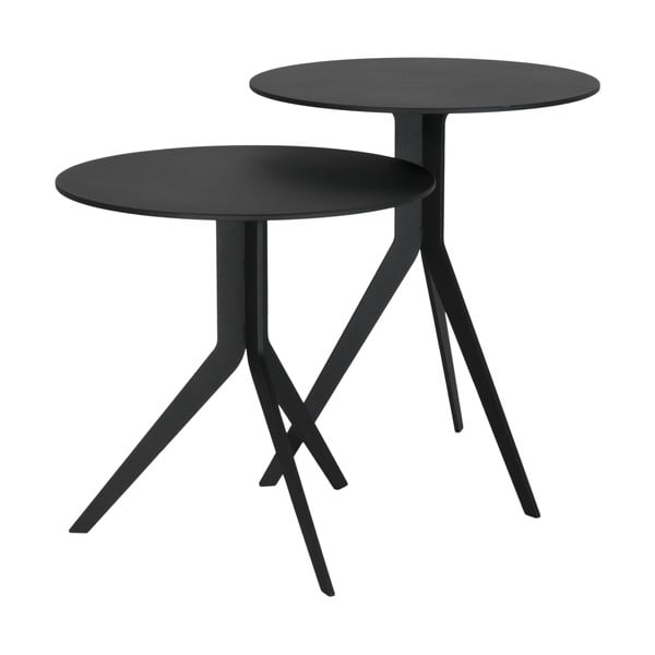 Tavolino rotondo in metallo ø 38 cm Daley – Spinder Design-image-3