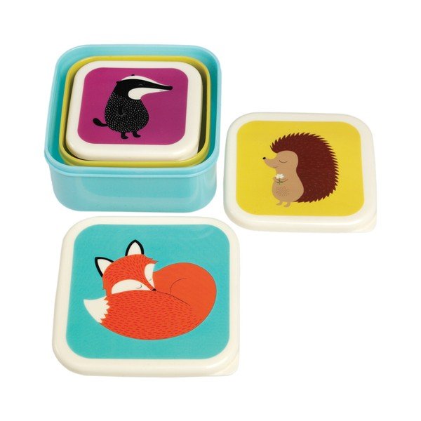 Set di 3 scatole per snack Rusty And Friends Rusty Fox and Friends - Rex London-image-3