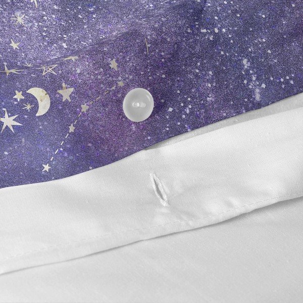 Copripiumino in cotone, 140 x 200 cm Ultraviolet - Happy Friday Basic-image-3