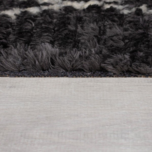 Tappeto nero 160x230 cm Aisha - Flair Rugs-image-3