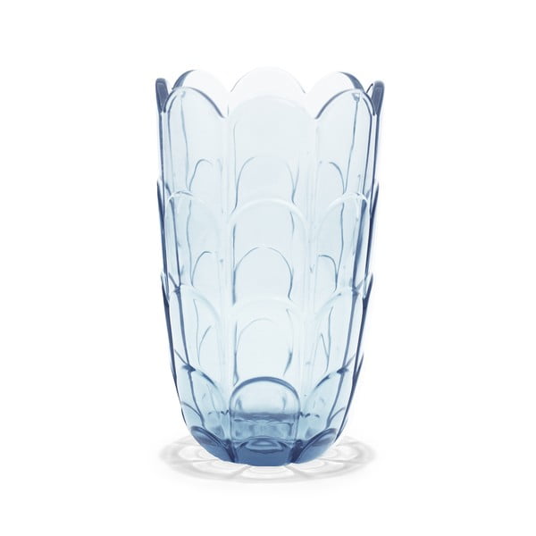 Vaso azzurro in vetro fatto a mano altezza 19 cm Lily - Holmegaard